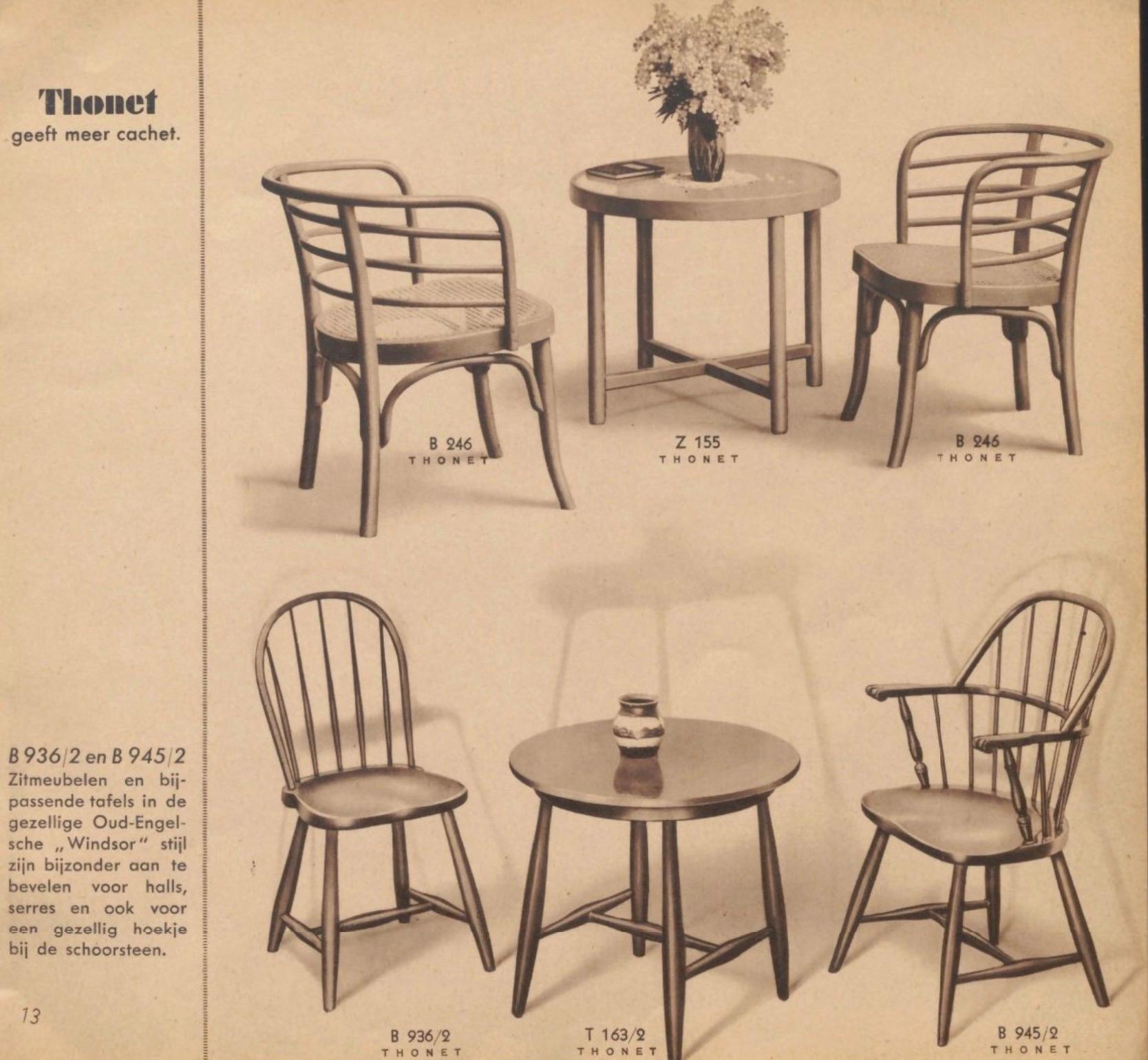 3 x original Thonet armchair by Josef Frank, Model A246/F (Vienna, 1930) For Sale 6