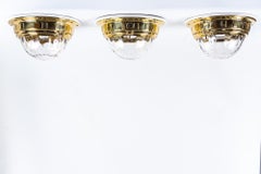 Plafonnier Otto Wagner pour les chemins de fer métropolitains de Vienne vers 1900