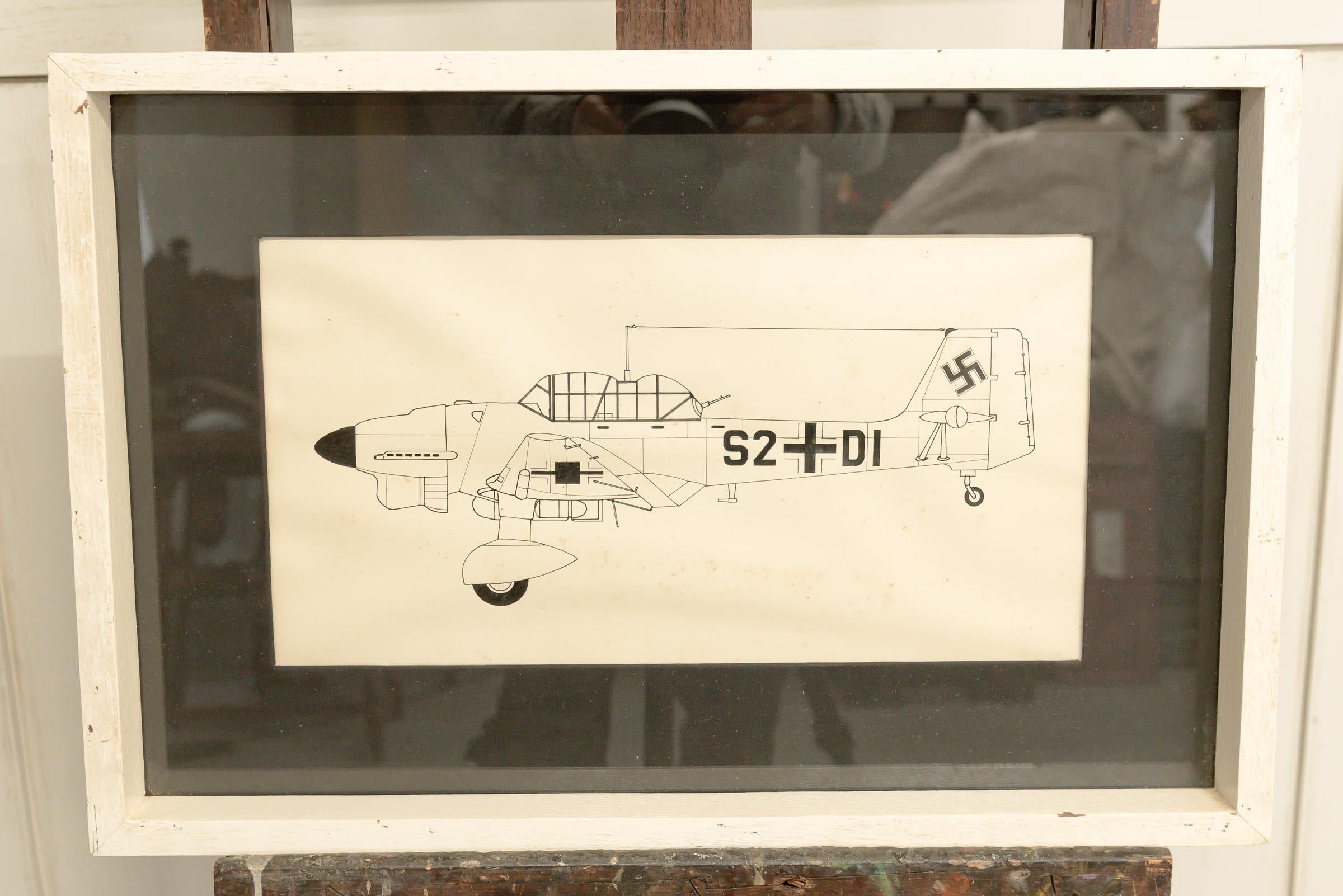 ww2 planes drawing