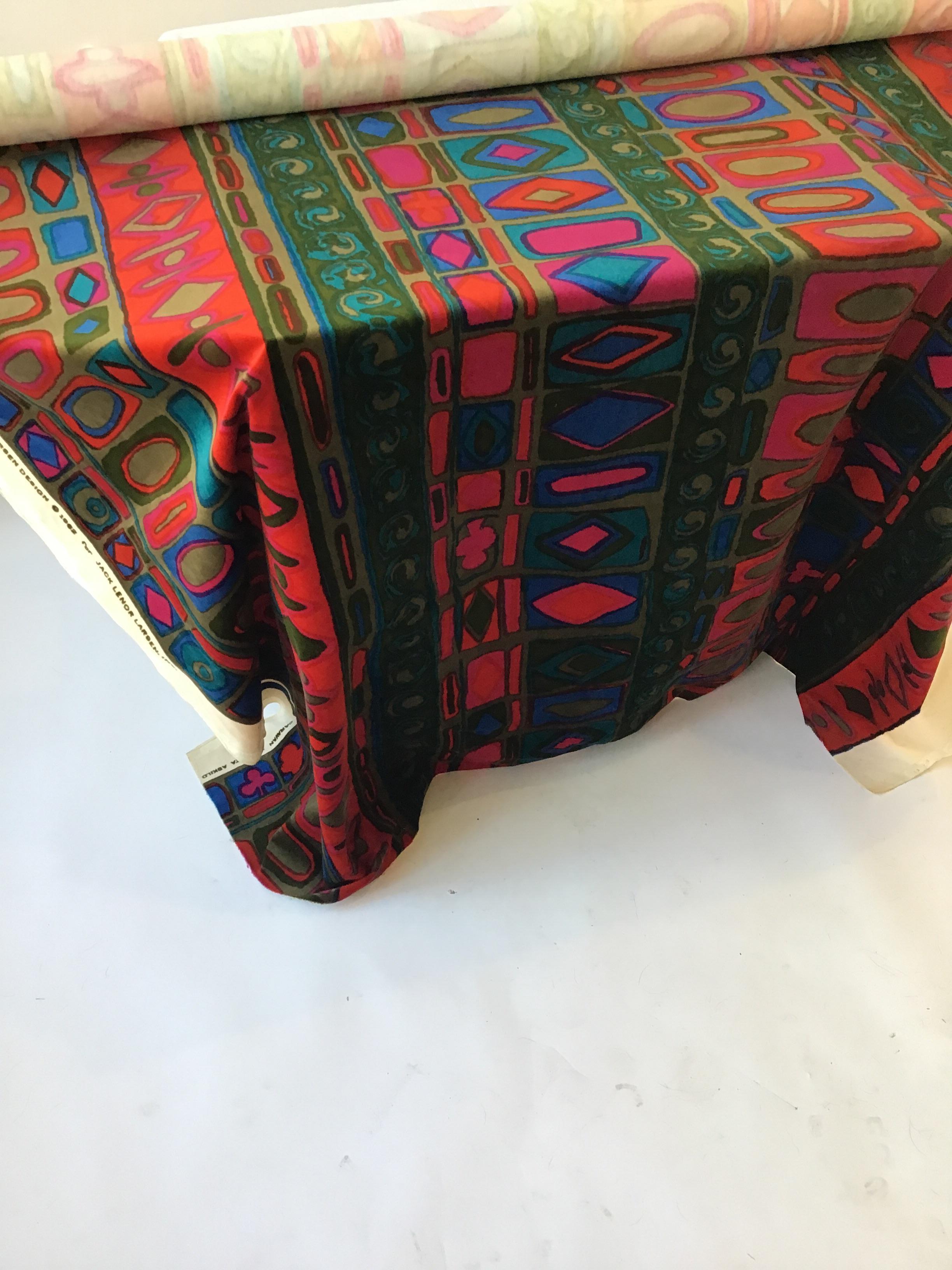 3 Yards of Caravan Fabric by Askild for Jack Larsen In Excellent Condition In Tarrytown, NY