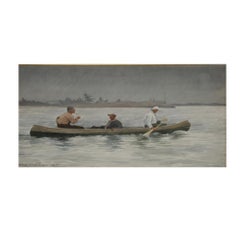 1939 Watercolor by FR Walker in the Manner of Winslow Homer