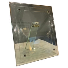 30/40s crystal photo holder attributed Fontana art for Pietro Chiesa 30/40s crystal photo holder attributed Fontana art for Pietro Chiesa