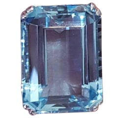 30 Carat Aquamarine Ring