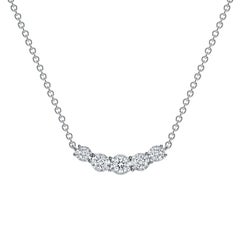 30 Carat Diamond 18K Gold Cluster Necklace