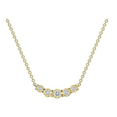 Collier grappe en or 18 carats avec diamants 30 carats