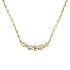 Collier grappe en or 18 carats avec diamants 30 carats
