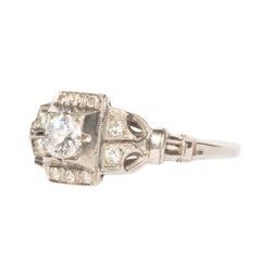 .30 Carat Diamond Platinum Engagement Ring