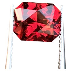 3.0 Carat Lustrous Pomegranate Loose Red Rhodolite Garnet Fancy Cut Gemstone