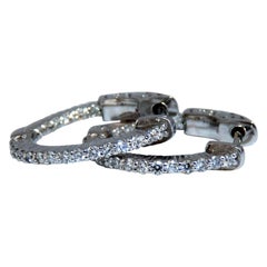 .30-Karat-Ohrringe mit natürlichen Diamanten, 14 Karat innen/außen*