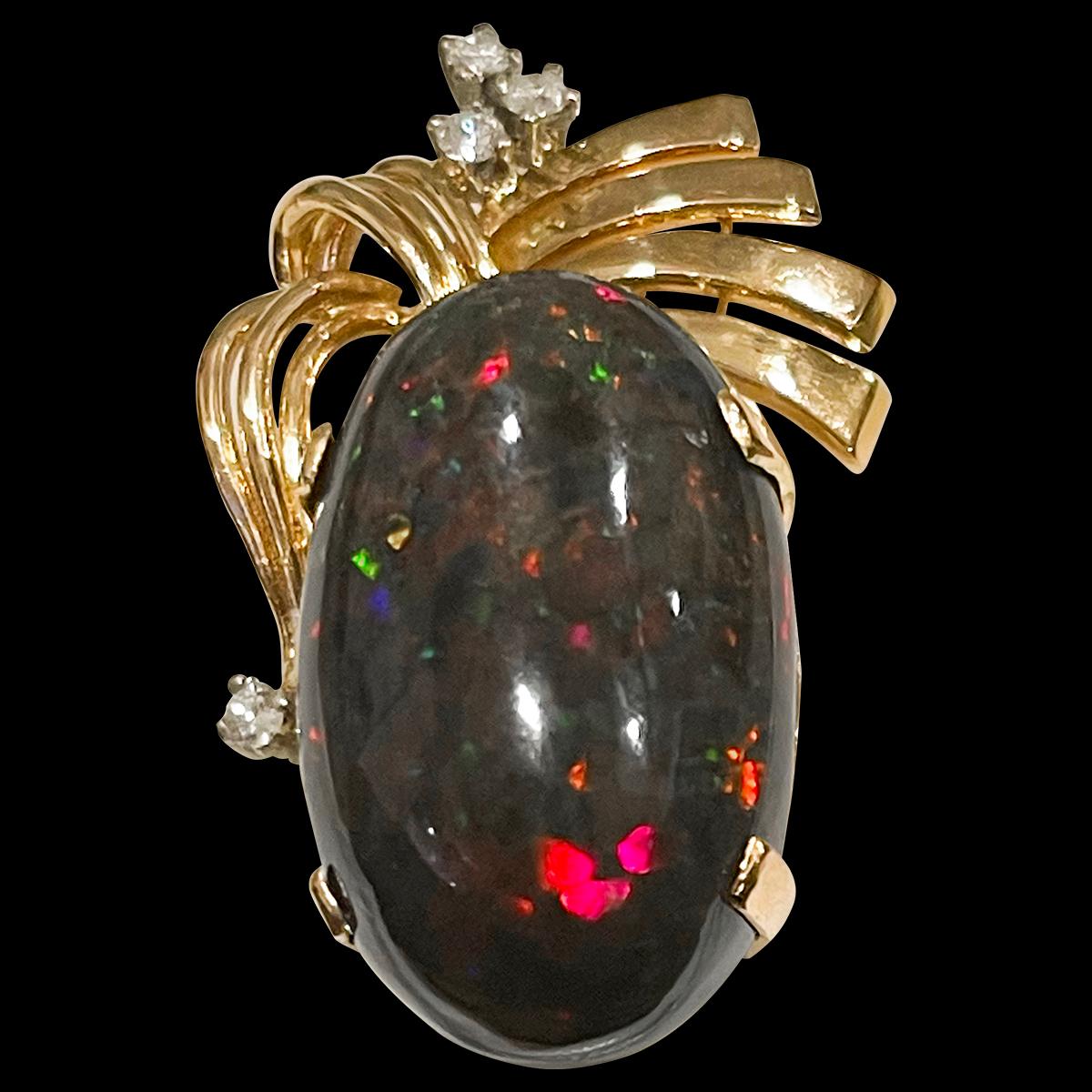 black ethiopian opal