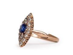 .30 Carat Sapphire Yellow Gold Ring