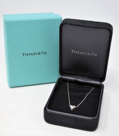 .30 Carat Tiffany & Co. Diamond and Platinum Aria Three-Stone Pendant Necklace