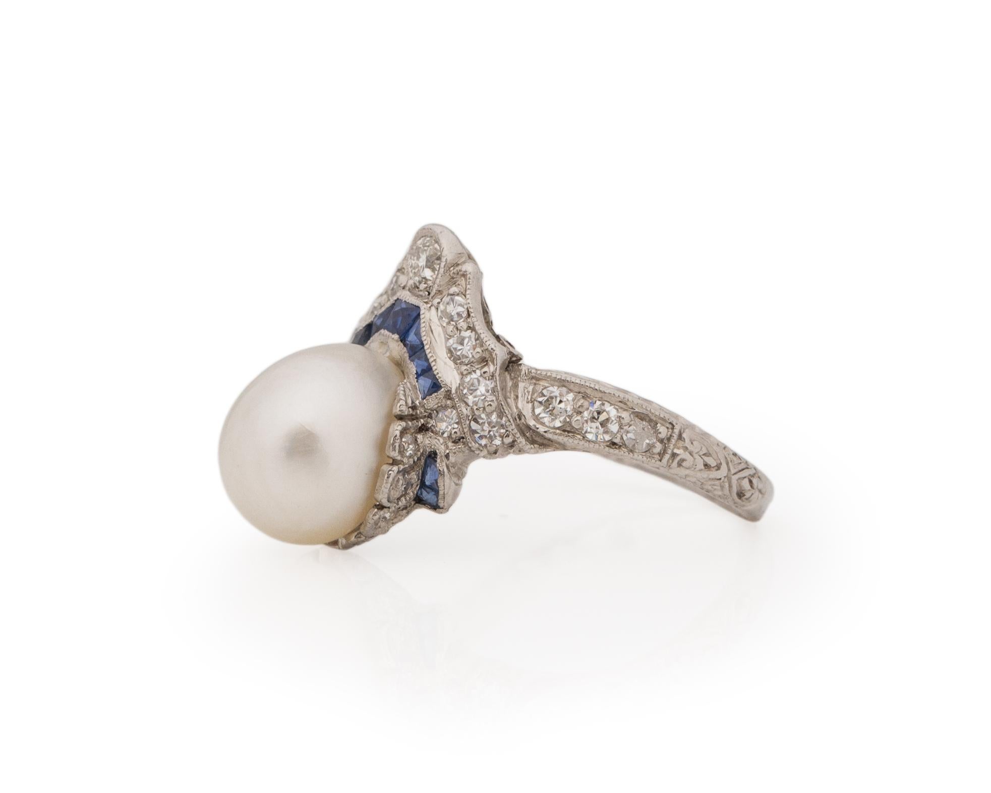 .30 Karat Gesamtgewicht Art Deco Diamant Platin Verlobungsring (Art déco) im Angebot