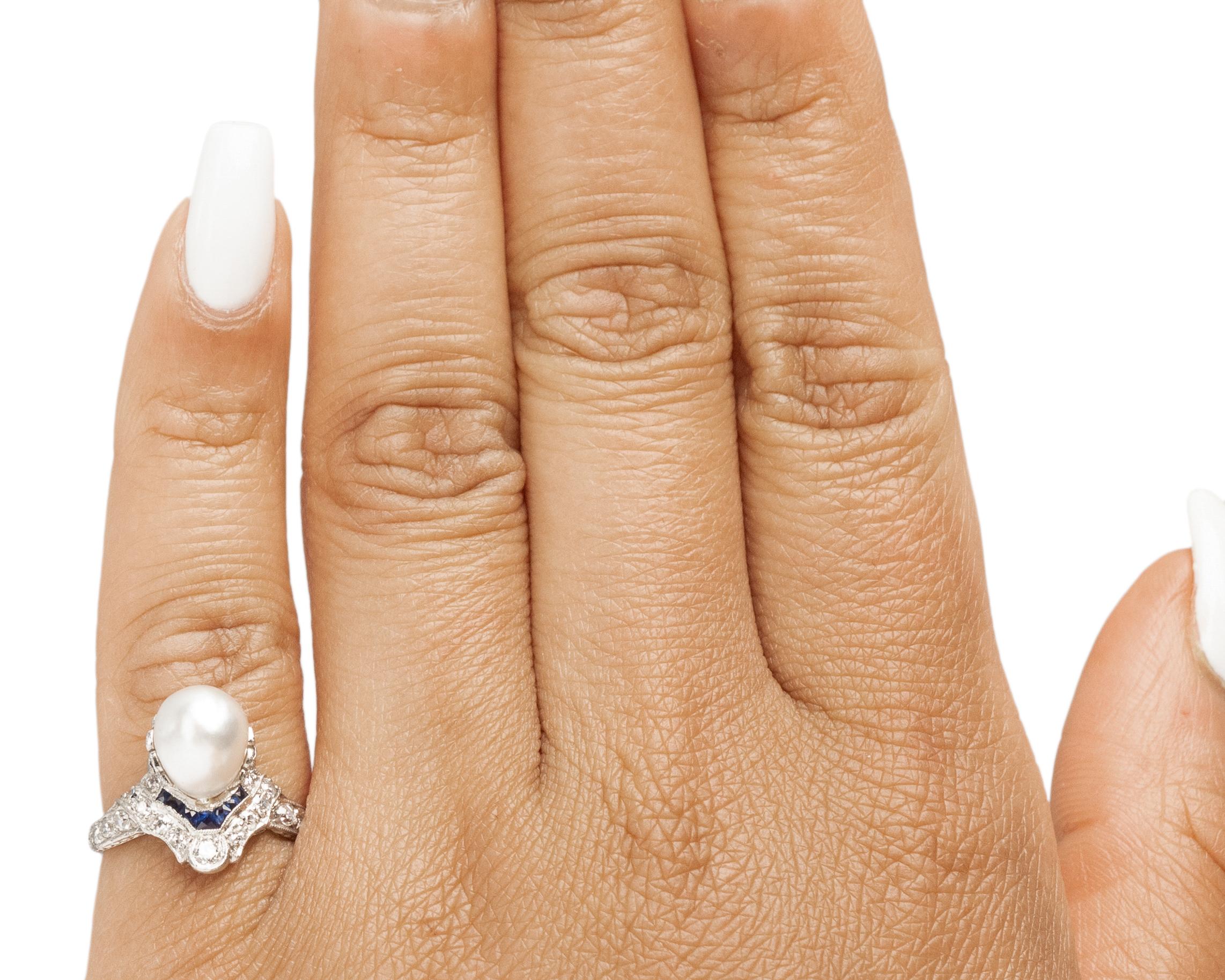 .30 Karat Gesamtgewicht Art Deco Diamant Platin Verlobungsring im Zustand „Gut“ im Angebot in Hicksville, NY