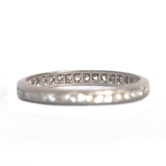 .30 Carat Total Weight Diamond Platinum Wedding Band