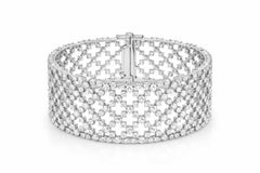 30 Ct. Diamond Lace Link Bracelet
