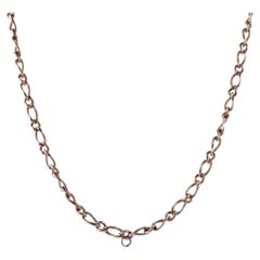 Collier Figaro de 30 pouces avec chaîne en or 14K