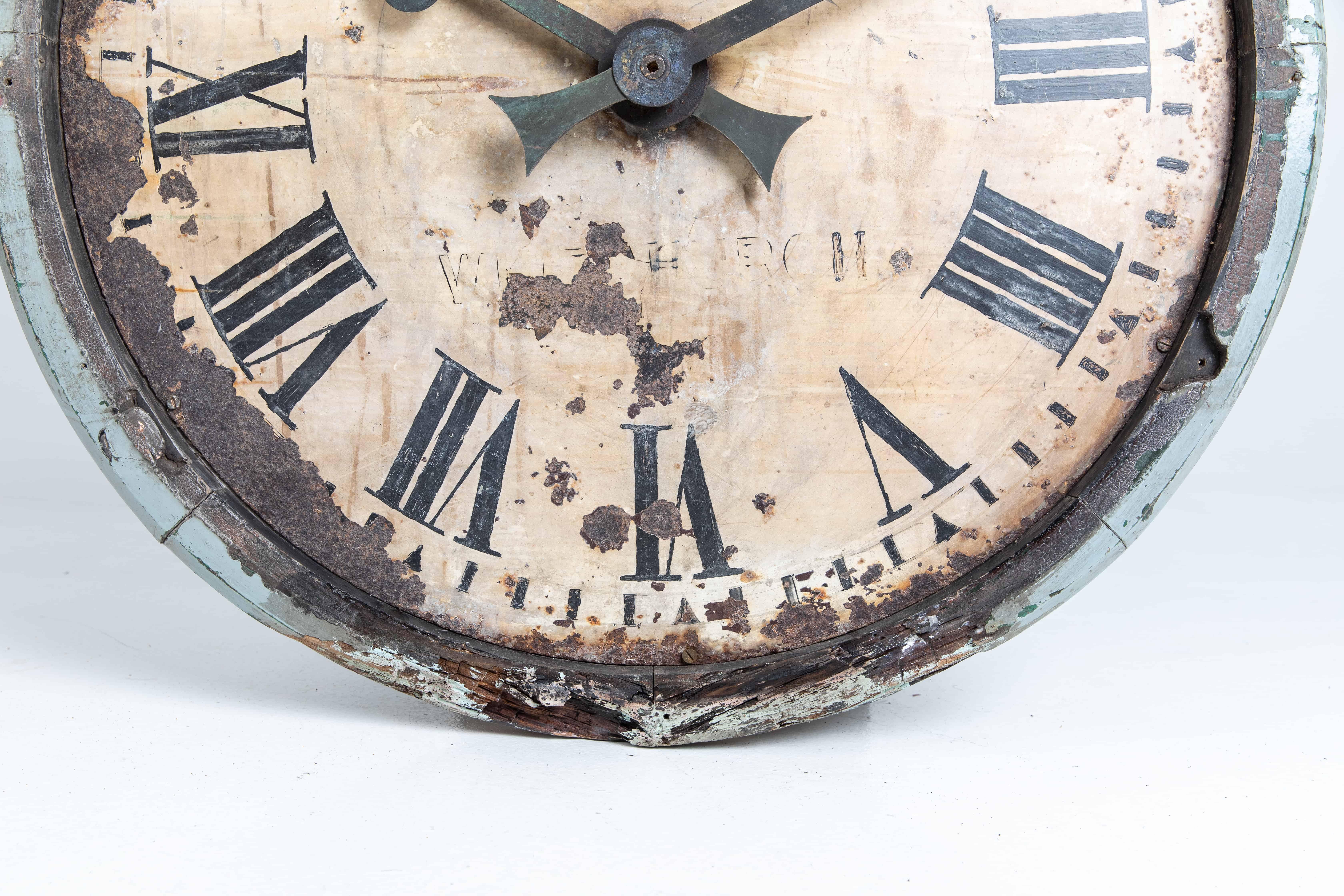Joyce of Whitchurch Victorian Tower Clock. c.1880 In Distressed Condition In London, GB