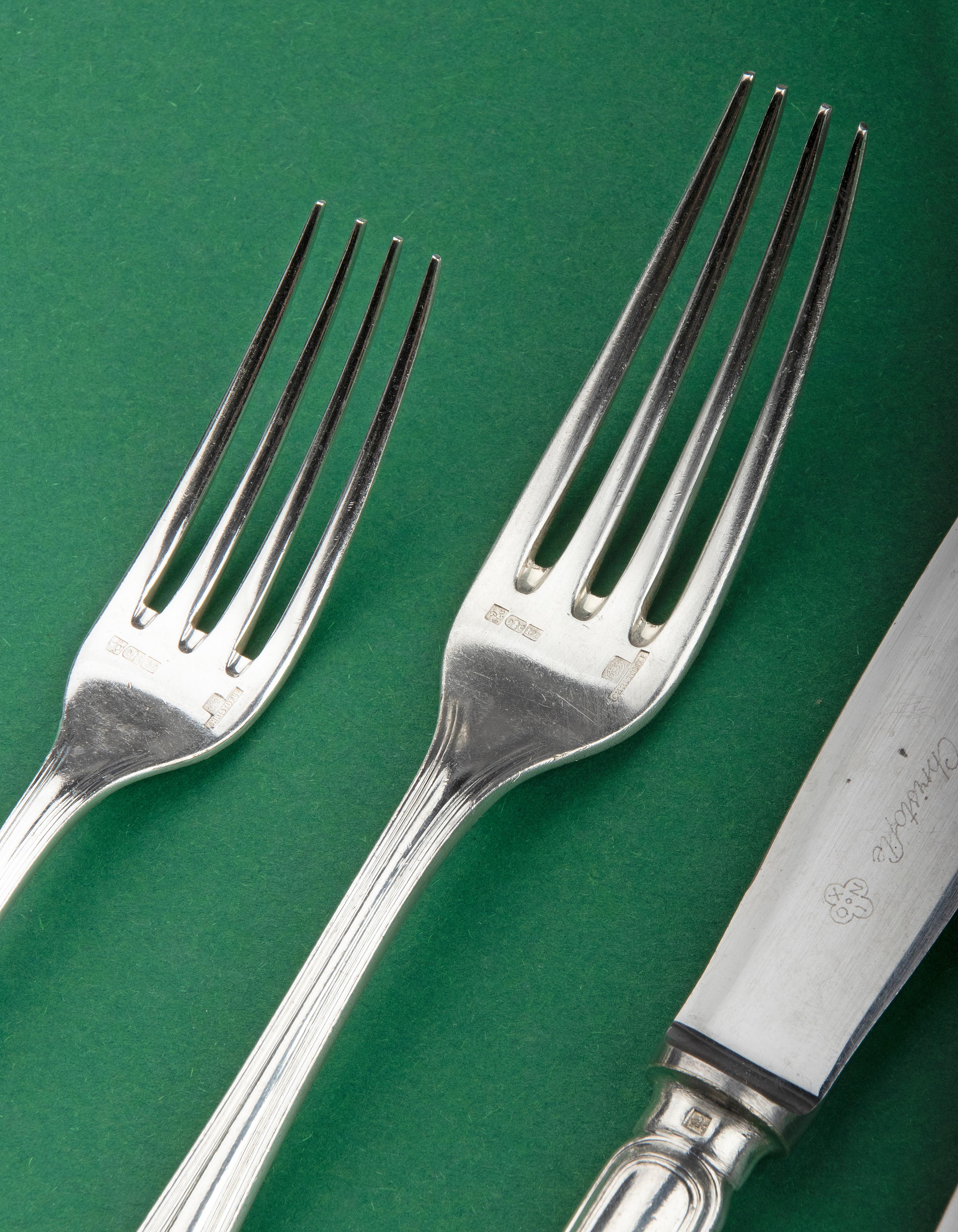 silver plated cutlery made in italy