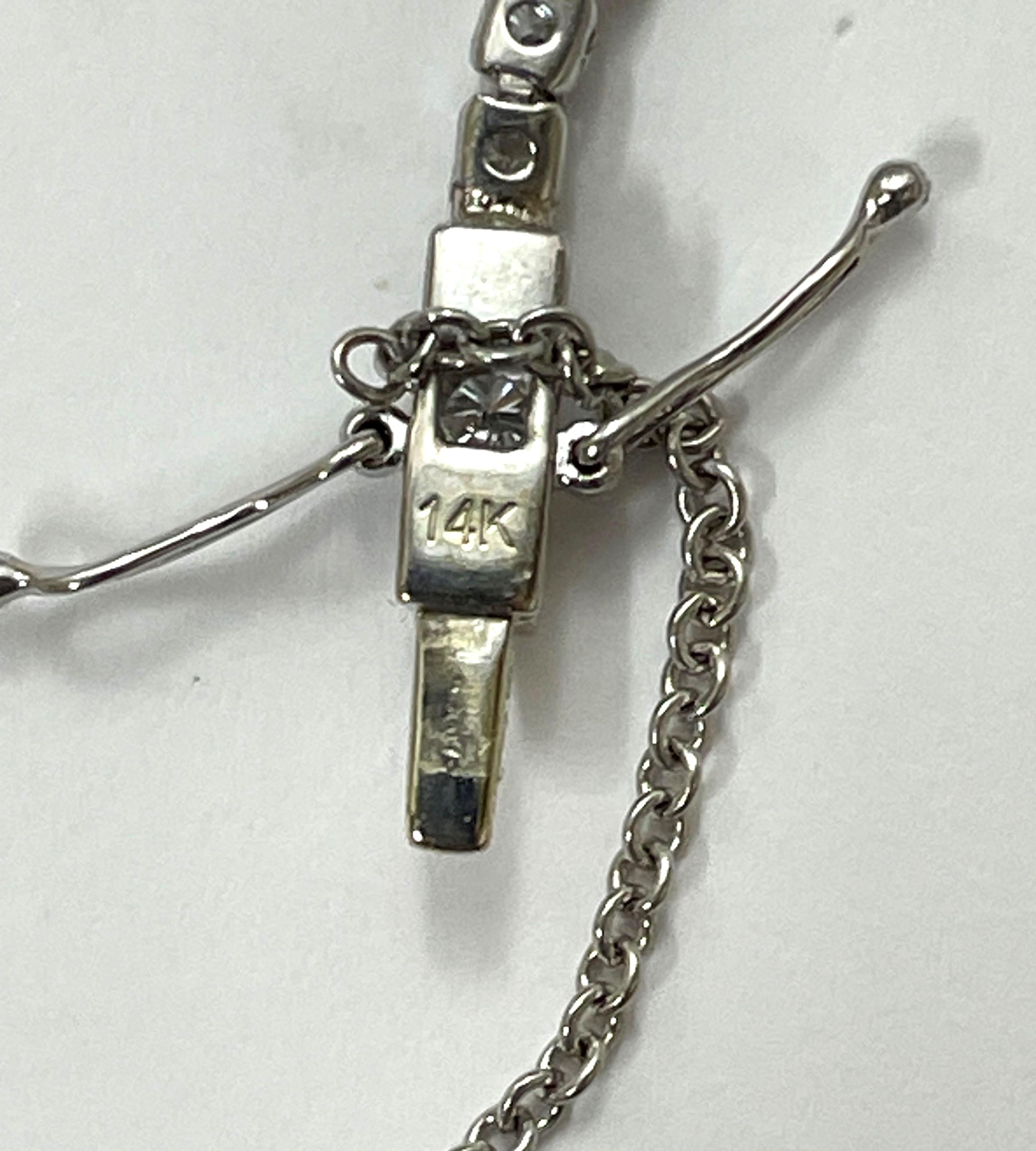 Bracelet tennis avec diamants de 3,0 carats Unisexe en vente