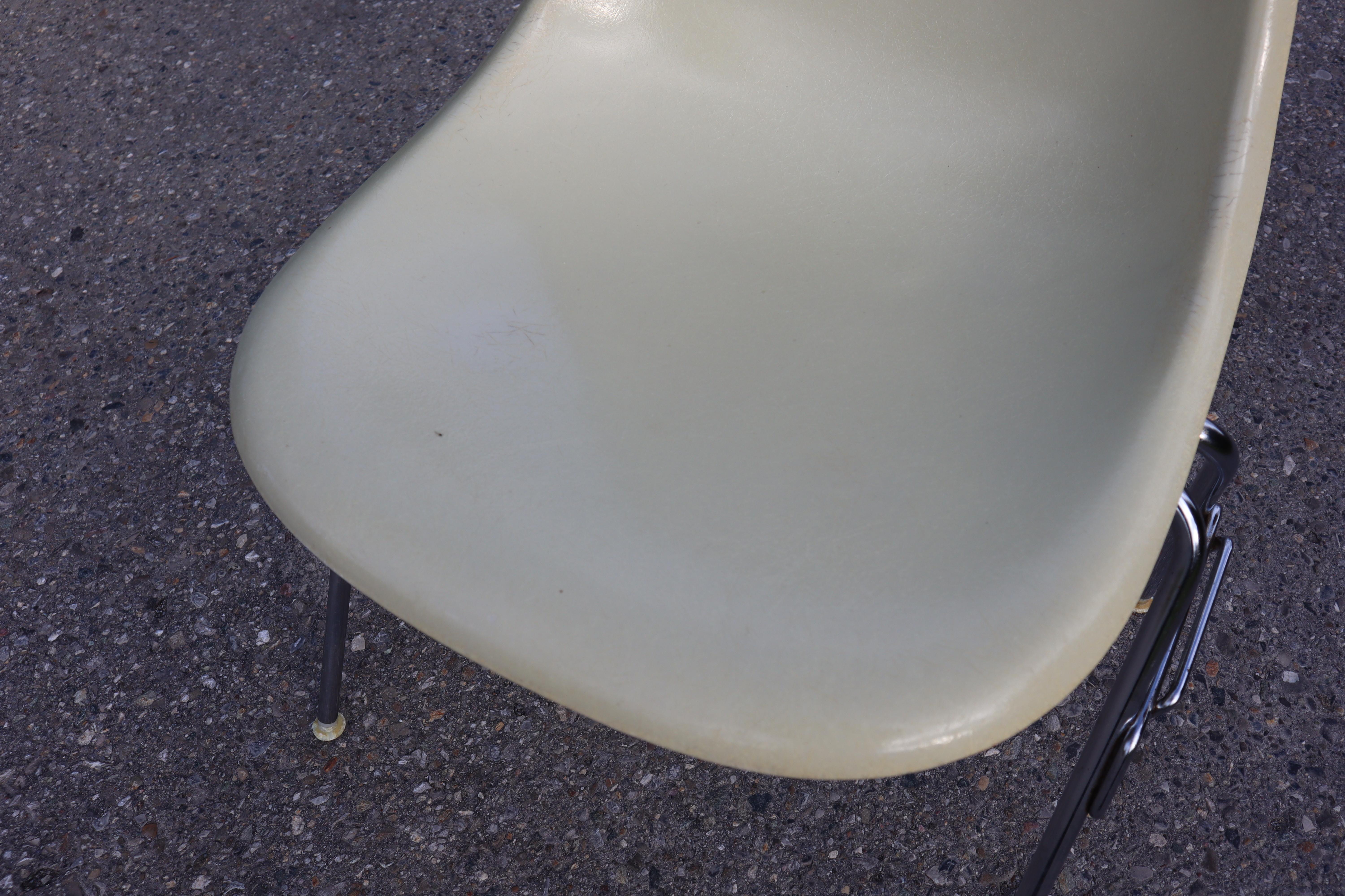 Mid-20th Century 30 Vintage DSS Eames Fiberglass Stacking Side Chairs for Herman Miller