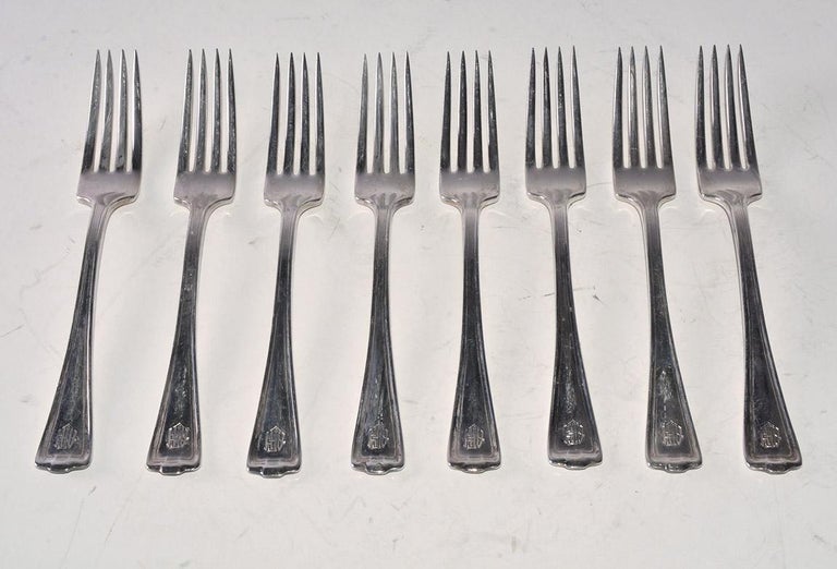Vintage Silverplated Salad/Luncheon Forks/SETS OF 10 For Sale at