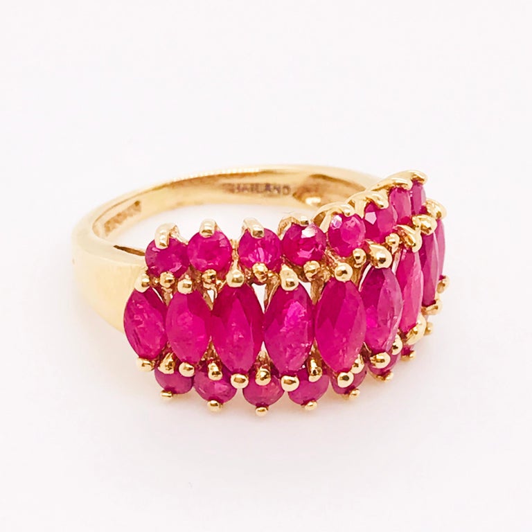 3.00 Carat '3 Carat' Genuine Ruby Ring, Custom Ladies Ruby Ring in
