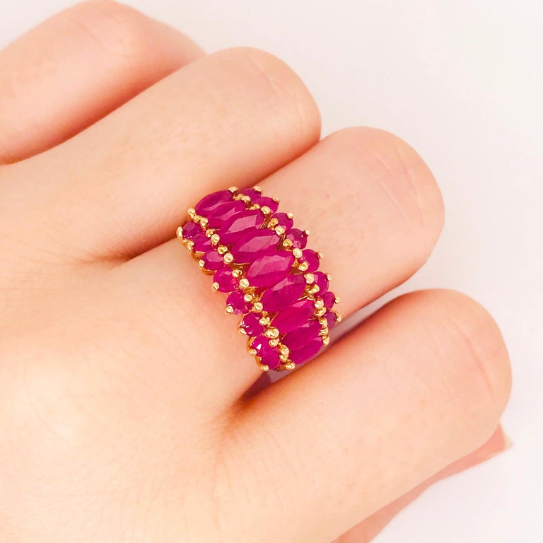 3.00 Carat '3 Carat' Genuine Ruby Ring, Custom Ladies Ruby Ring in