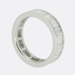 3.00 Carat Baguette Cut Diamond Eternity Ring Size L (52)