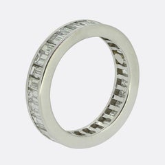 3.00 Carat Baguette Cut Diamond Full-Eternity Ring