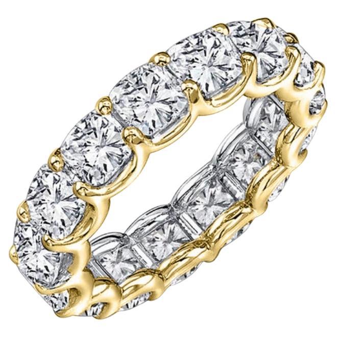 Im Angebot: Memoryring mit 3,00 Karat Diamant im Kissenschliff ()