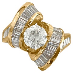 3.00 Carat Diamond 14K Gold Engagement Ring