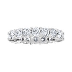 Anillo de oro de eternidad con diamantes de 3,00 quilates