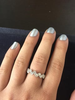 3.00 Carat Diamond Eternity Zig-Zag Ring 14K