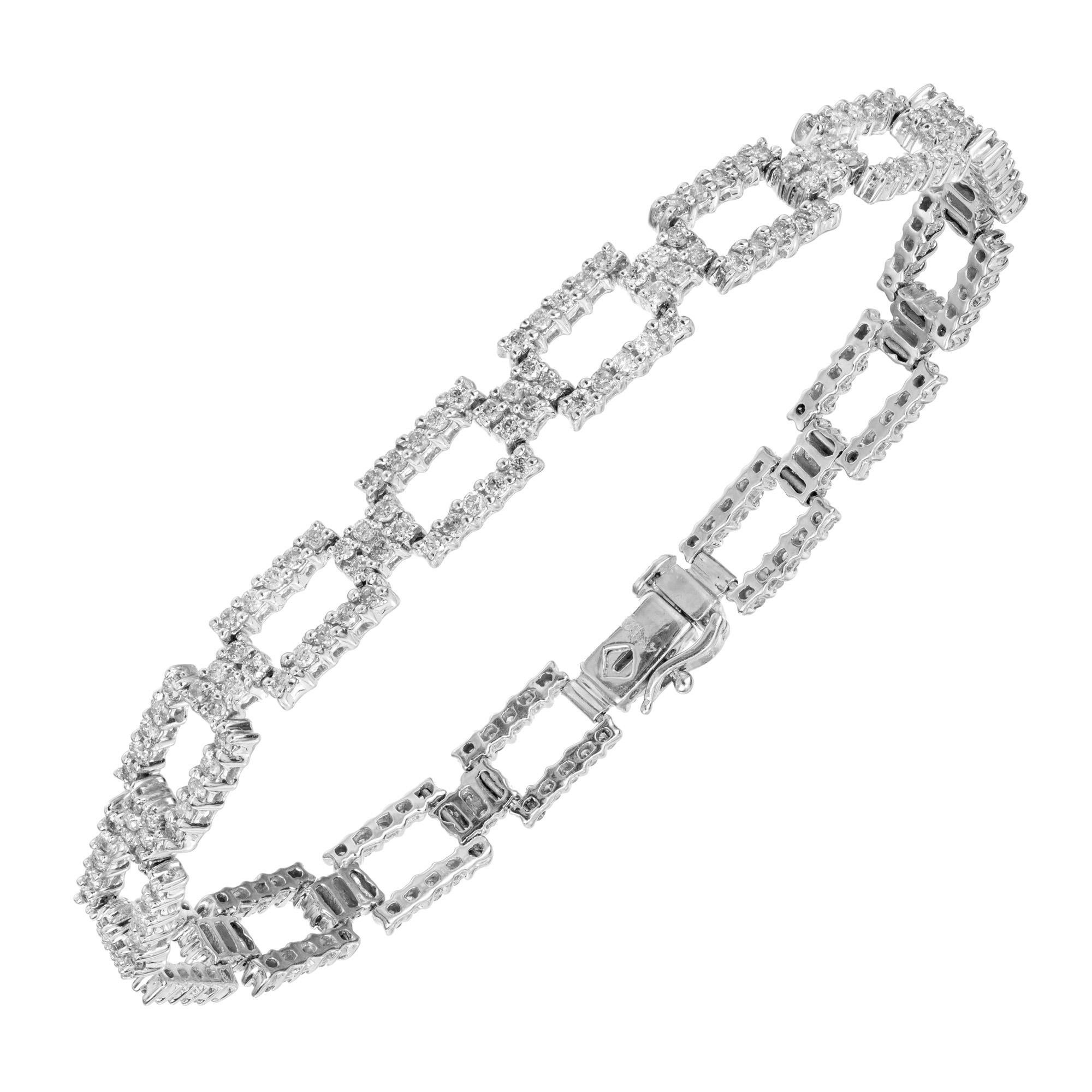 rectangular link bracelet