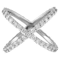 3.00 Carat Diamond X Ring