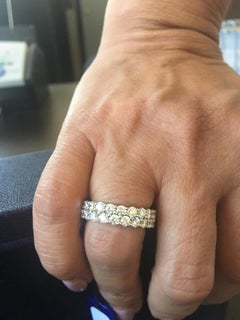 3.00 Carat Double Row Diamond Eternity Band
