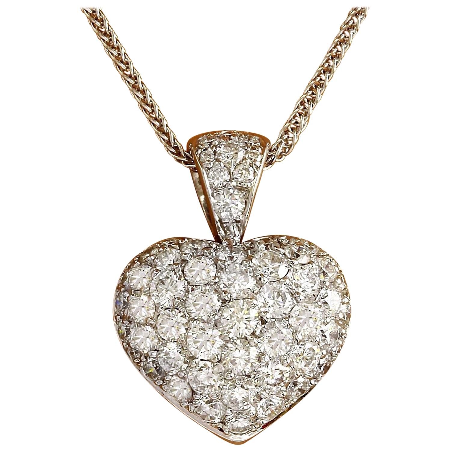 Collier Pendentif Cristal Blanc Plaqué Or 18 Carats Garanti Sans Nickel Petugons