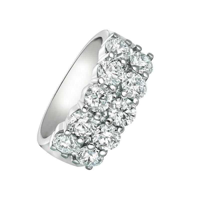 
3.00 Carat Natural Diamond Two Rows Ring G SI 14K White Gold

    100% Natural Diamonds, Not Enhanced in any way Round Cut Diamond Ring
    3.00CT
    G-H 
    SI  
    14K White Gold,  Prong style,   6.3 gram
    Size 7
    width 9 mm
    10