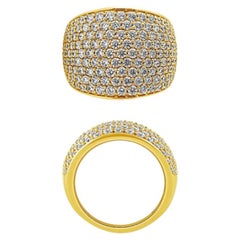 3.00 Carat Natural Diamond Fashion Ring 14K Yellow Gold