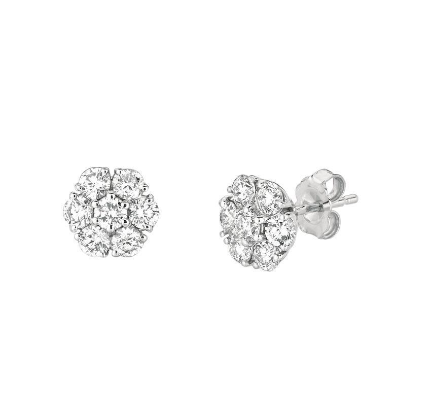 
3.00 Carat Natural Diamond Flower Cluster Earrings G SI 14K White Gold

    100% Natural, Not Enhanced in any way Round Cut Diamond Earrings
    3.00CT
    G-H 
    SI  
    14K White Gold  2.30 grams, prong style 
    7/16 inches in diameter
   