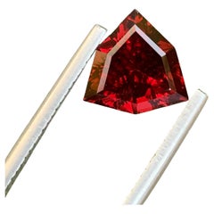 3.00 Carat Natural Faceted Rhodolite Garnet Shield Cut Gemstone