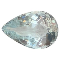 3.00 Carat Natural Loose Aquamarine Pear Shape Gemstone From Nigeria
