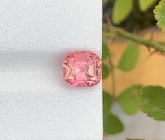 3.00 Karat natürlicher, loser Turmalin in Babyrosa, Kissen-Schliff, afghanischer Edelstein