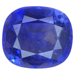 3.00 Carat Natural Loose Cornflower Blue Sapphire Cushion Cut Sri Lankan Gem
