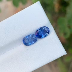 3,00 Carati di Zaffiro Blu Doppio naturale sfuso di forma ovale