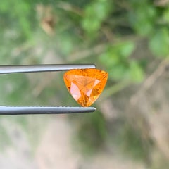 3.00 Carat Natural Loose Fanta Color Spessartite Garnet Trilliant Cut Gemstone
