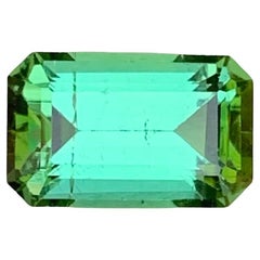 3.00 carati di tormalina verde naturale sfusa di forma smeraldina