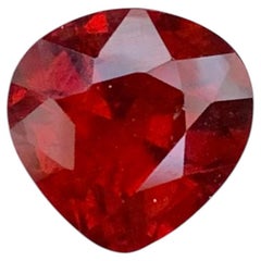 3.00 Carat Natural Loose Hessonite Garnet Pear Shape Gemstone