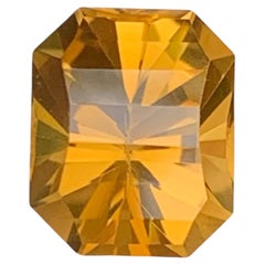 3,00 Karat natürliche lose Honig Farbe Citrin Fancy Cut Bazillion Edelstein